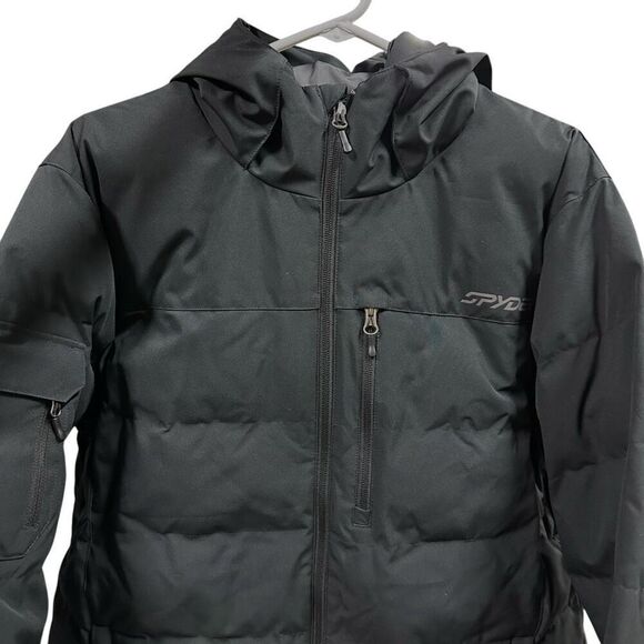 New Spyder Black Bromont Puffer Jacket M - Picture 2 of 11